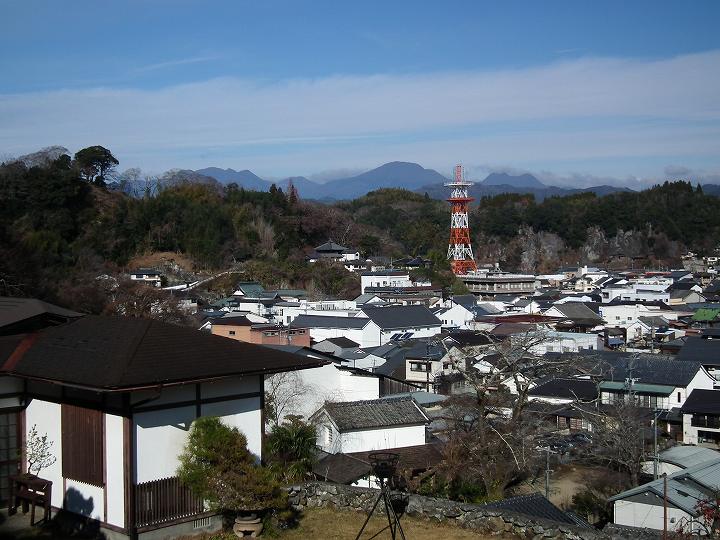 庭園から久住連山方向の風景です。